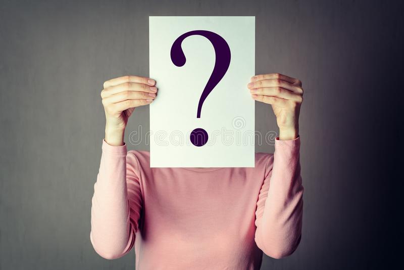 Anonymous Female Face Question Mark Photos - Free & Royalty-Free Stock Photos from Dreamstime