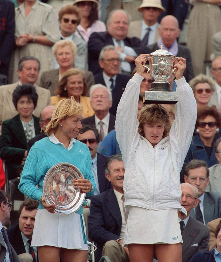 Martina Navratilova, Steffi Graf, and Mats Wilander